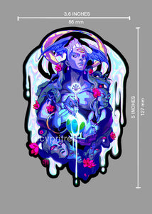 Hades: Master Chaos Holographic Sticker